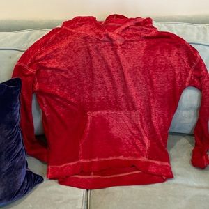 we the free free people distressed hoodie